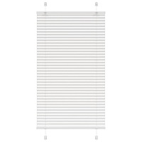 vidaXL Plisserad persienn vit 80x150 cm tyg bredd 79,4 cm polyester