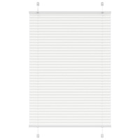 vidaXL Plisserad persienn vit 95x150 cm tyg bredd 94,4 cm polyester