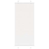 vidaXL Plisserad persienn vit 100x200 cm tyg bredd 99,4 cm polyester