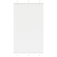 vidaXL Plisserad persienn vit 115x200 cm tyg bredd 114,4cm polyester