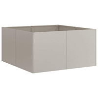 vidaXL Planteringskärl rostig 80x80x40 cm väderbeständigt stål