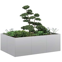 vidaXL Planteringskärl 120x80x40 cm galvaniserat stål