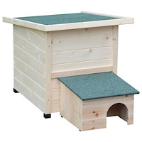 @Pet @pet Igelkott Hus XL 53x65x52cm Trä Vit