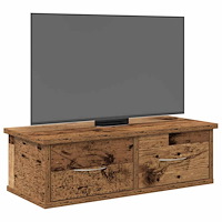 vidaXL Väggskåp gammalt trä 60x26x18,5 cm konstruerat trä
