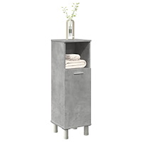 vidaXL Badrumsskåp betonggrå 30x30x95 cm konstruerat trä