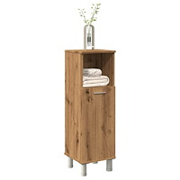 vidaXL Badrumsskåp artisan ek 30x30x95 cm konstruerat trä