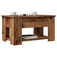 vidaXL Soffbord gammalt trä 79x49x41 cm konstruerat trä