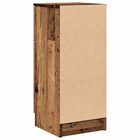vidaXL Skänk åldrat trä 30x30x70 cm konstruerat trä