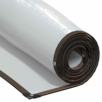 vidaXL Växtskydd med öljetter 1x5 m polyeten