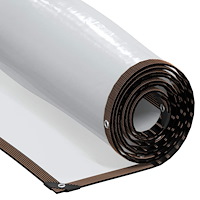 vidaXL Växtskydd med öljetter 1x10 m polyeten