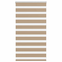 vidaXL Rullgardin zebra 75x100 cm tyg bredd 70,9 cm polyester