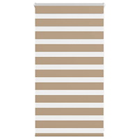 vidaXL Rullgardin zebra 85x100 cm tyg bredd 80,9 cm polyester