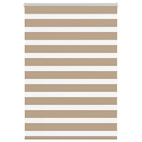 vidaXL Rullgardin zebra 105x100 cm tyg bredd 100,9 cm polyester