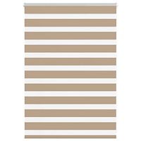 vidaXL Rullgardin zebra 115x100 cm tyg bredd 110,9 cm polyester