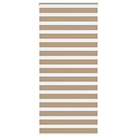 vidaXL Rullgardin zebra 105x200 cm tyg bredd 100,9 cm polyester