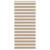 vidaXL Rullgardin zebra 110x200 cm tyg bredd 105,9 cm polyester