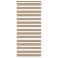vidaXL Rullgardin zebra 115x200 cm tyg bredd 110,9 cm polyester