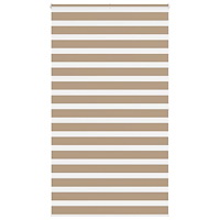 vidaXL Rullgardin zebra 125x200 cm tyg bredd 120,9 cm polyester