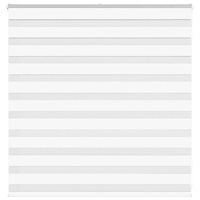 vidaXL Rullgardin zebra vit 150x100 cm tyg bredd 145,9 cm polyester