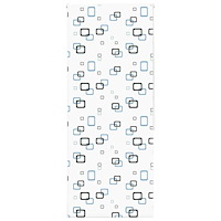 vidaXL Rullgardin för dusch 100x240 cm tyg bredd 96 cm