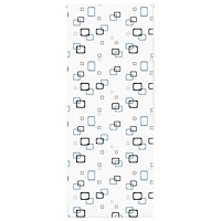 vidaXL Rullgardin för dusch 110x240 cm tyg bredd 106 cm