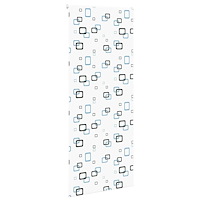 vidaXL Rullgardin för dusch 110x240 cm tyg bredd 106 cm