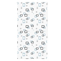 vidaXL Rullgardin för dusch 140x240 cm tyg bredd 136 cm