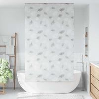 vidaXL Rullgardin för dusch 140x240 cm tyg bredd 136 cm