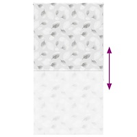 vidaXL Rullgardin för dusch 140x240 cm tyg bredd 136 cm
