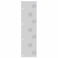 vidaXL Rullgardin för dusch 80x240 cm tyg bredd 76 cm