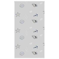 vidaXL Rullgardin för dusch 120x240 cm tyg bredd 116 cm