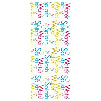 vidaXL Rullgardin för dusch 110x240 cm tyg bredd 106 cm