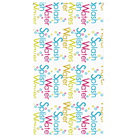 vidaXL Rullgardin för dusch 140x240 cm tyg bredd 136 cm