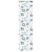 vidaXL Duschrullgardin med kassett 60x240 cm tyg bredd 56 cm