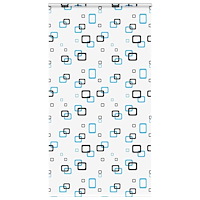 vidaXL Duschrullgardin med kassett 120x240 cm tyg bredd 116 cm