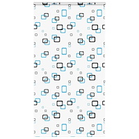 vidaXL Duschrullgardin med kassett 130x240 cm tyg bredd 126 cm