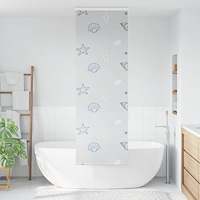 vidaXL Duschrullgardin med kassett 60x240 cm tyg bredd 56 cm