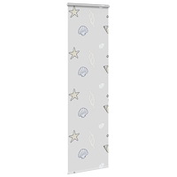 vidaXL Duschrullgardin med kassett 60x240 cm tyg bredd 56 cm
