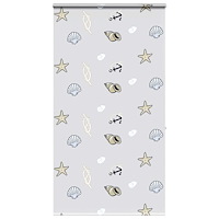 vidaXL Duschrullgardin med kassett 120x240 cm tyg bredd 116 cm