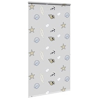 vidaXL Duschrullgardin med kassett 130x240 cm tyg bredd 126 cm
