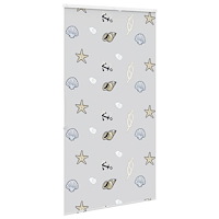 vidaXL Duschrullgardin med kassett 130x240 cm tyg bredd 126 cm