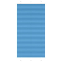 vidaXL Plisserad persienn blå 105x200 cm tyg bredd 104,4cm polyester