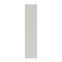 vidaXL Plisserad persienn ljusgrå 45x200cm tyg bredd 44,4cm polyester