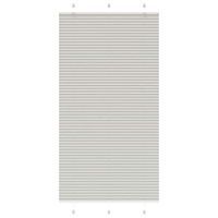 vidaXL Plisserad persienn ljusgrå 110x200 cm tyg bredd 109,4cm