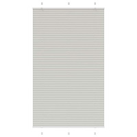 vidaXL Plisserad persienn ljusgrå 120x200 cm tyg bredd 119,4cm