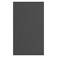 vidaXL Dörrmatta rand svart och grå 115x200 cm