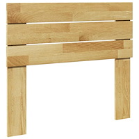 vidaXL Sänggavel 90 cm massivt trä ek