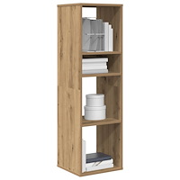 vidaXL Bokhylla hantverksmässig ek 34x31x112 cm konstruerat trä