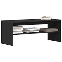 vidaXL TV-bänk svart 100x40x40 cm konstruerat trä