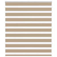 vidaXL Rullgardin zebra 120x100 cm tyg bredd 115,9 cm polyester
